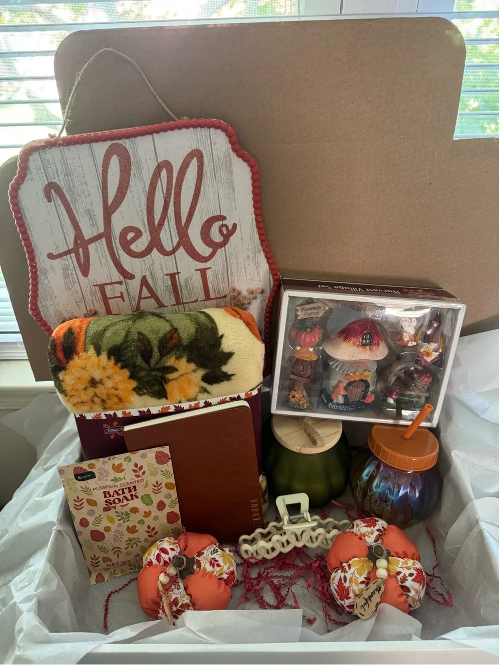 Beautiful fall cozy box!